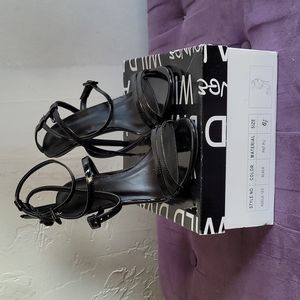 Black Wild diva heels